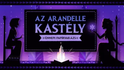 Az Arandelle kastély: ünnepi papírvarázs