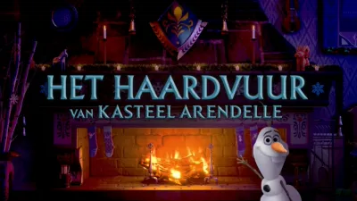 Het haardvuur van Kasteel Arendelle