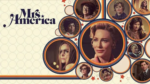 Title art for Mrs. America