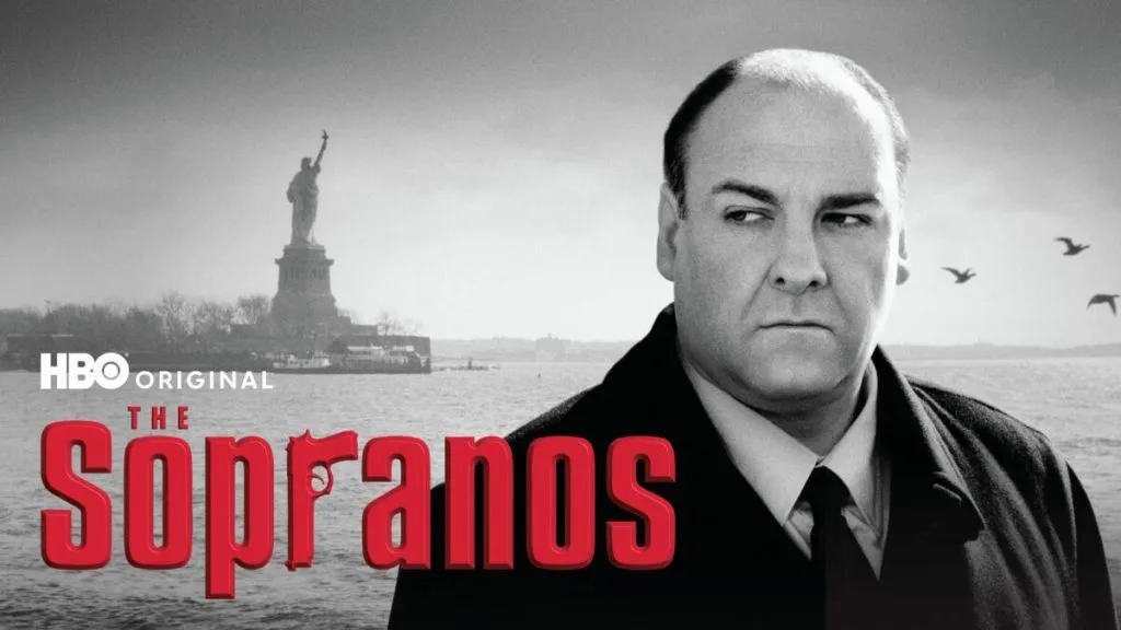 Title art for the hit HBO gangster series, The Sopranos.