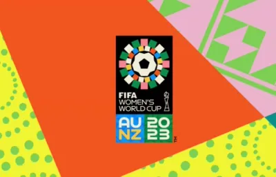 Title art for the 2023 FIFA Women’s World Cup co-hosted in Australia and New Zealand.