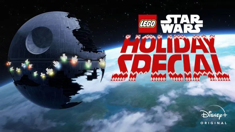 Title art for the LEGO Star Wars Holiday Special on Disney+.