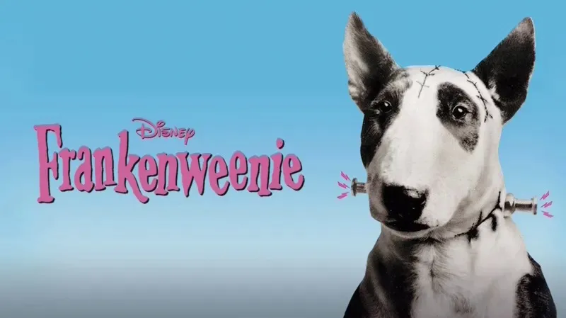 Title art for the Disney Halloween movie, Frankenweenie.