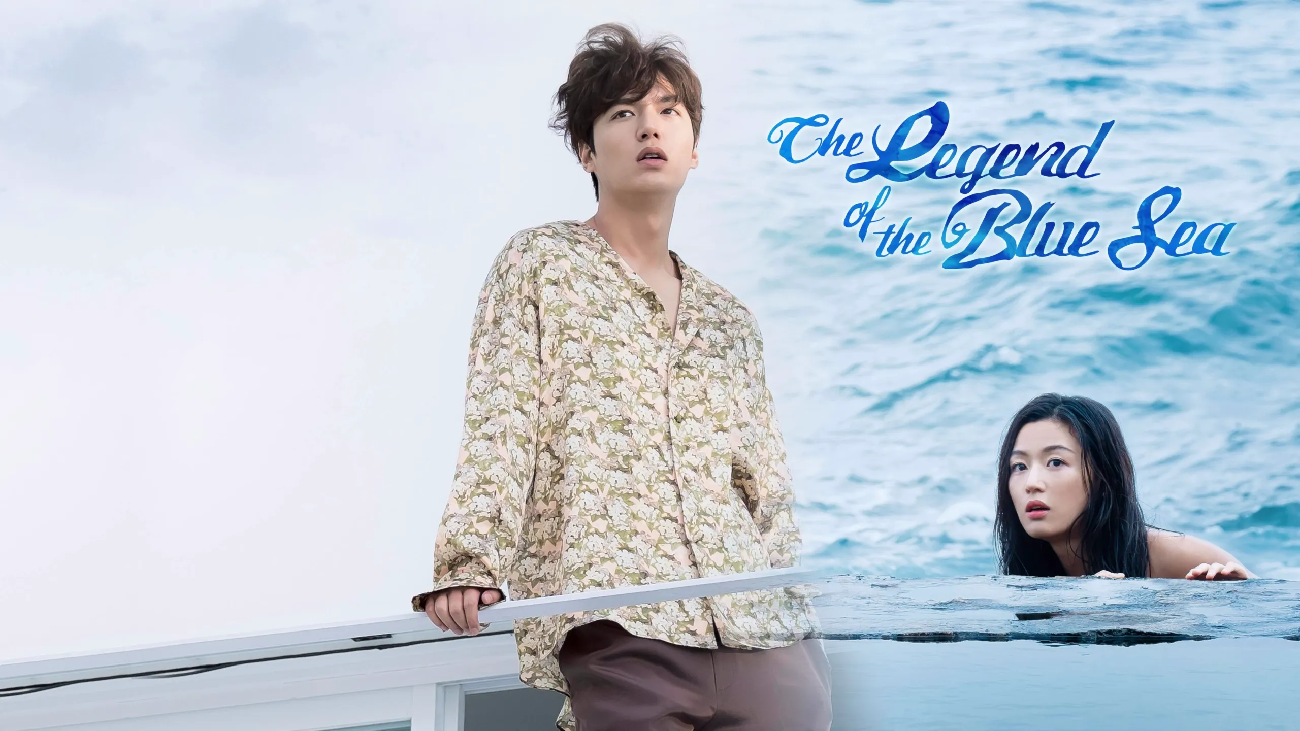 Title art for the K-drama series The Legend of the Blue Sea.