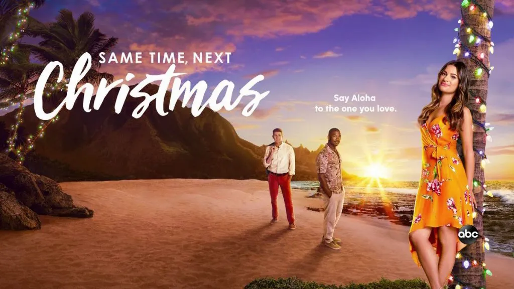 Title art for the Christmas movie, Same Time, Next Christmas.