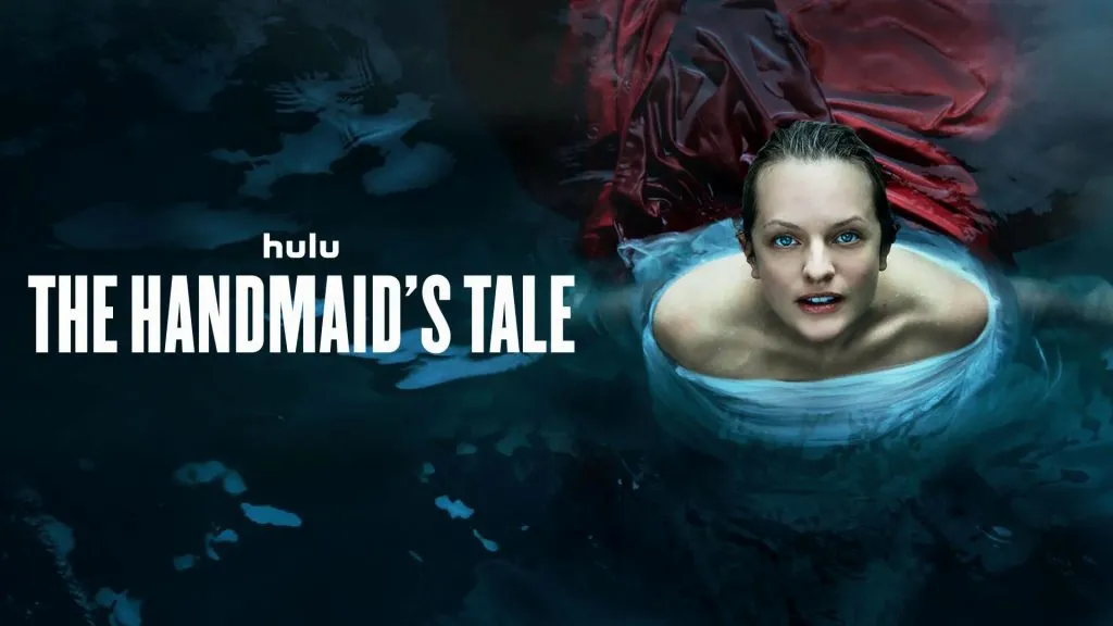Title art for the TV show based on a book, The Handmaid’s Tale.