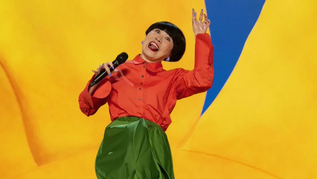 Image of Atsuko Okatsuka, whose Hularious stand-up comedy special is streaming on Hulu.
