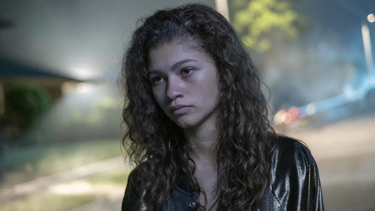 Zendaya as Rue Bennett in Euphoria.