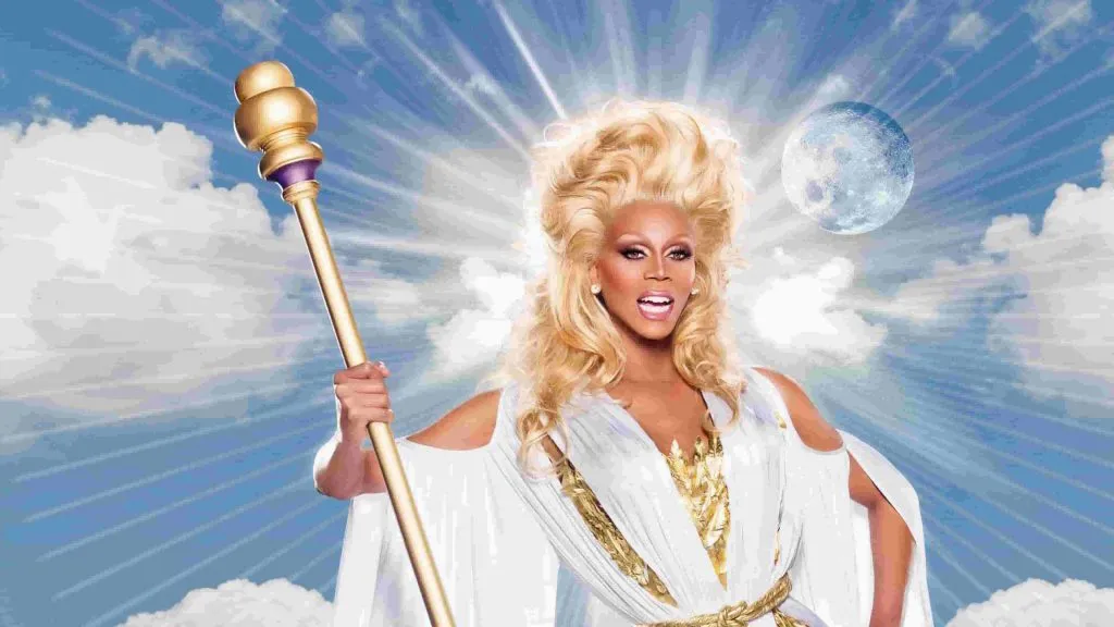 Title art for RuPaul's Drag Race.