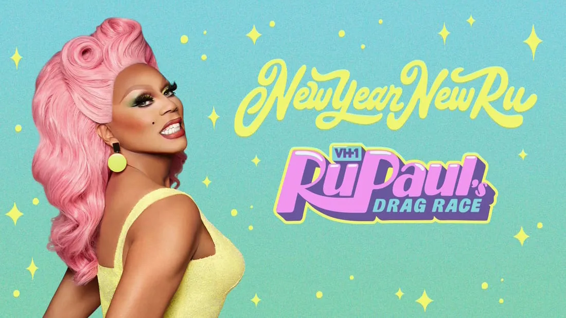 Title art for RuPaul’s Drag Race.