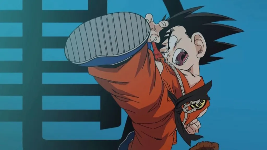 Graphic art for the anime series, Dragon Ball.