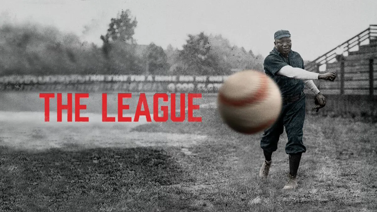 Title art for the baseball documentary film The League.