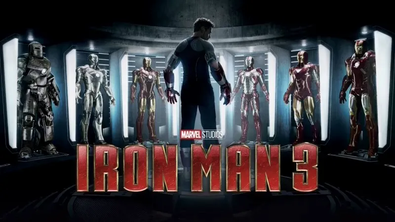 Title art for the Marvel movie, Iron Man 3.