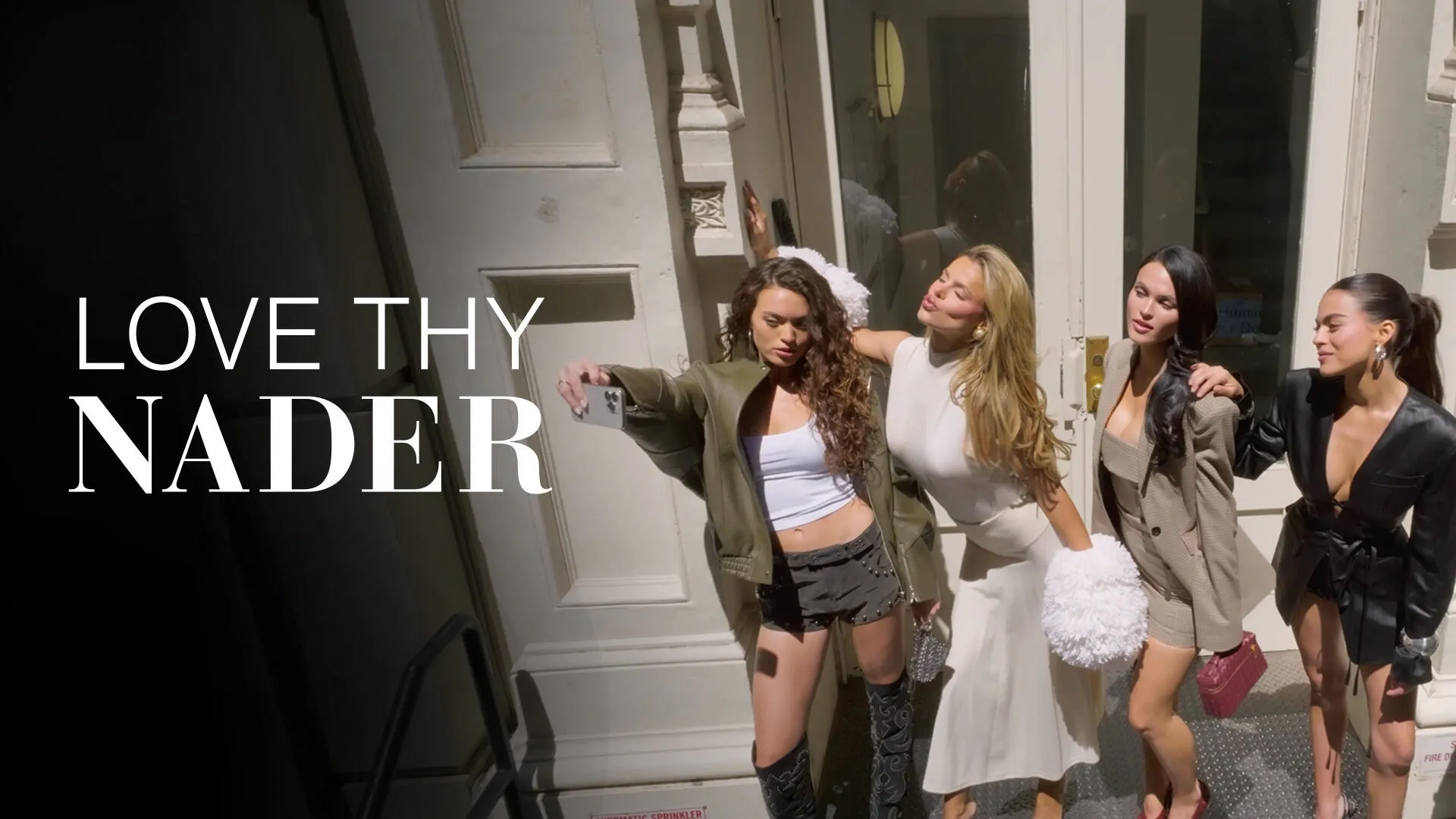 Title art for the Hulu Original reality show Love Thy Nader.
