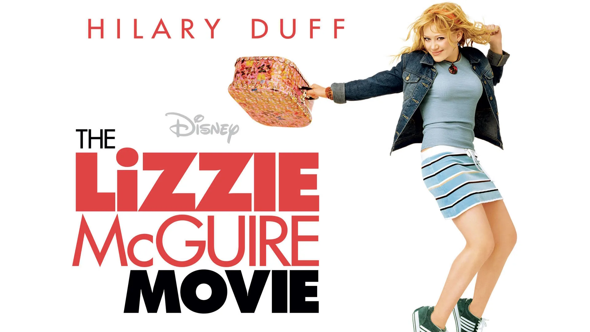 Title art for The Lizzie McGuire movie starring Hilary Duff.