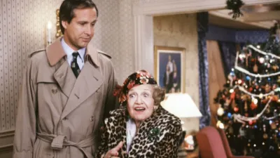 A still image from the funny Christmas movie, National Lampoon’s Christmas Vacation.