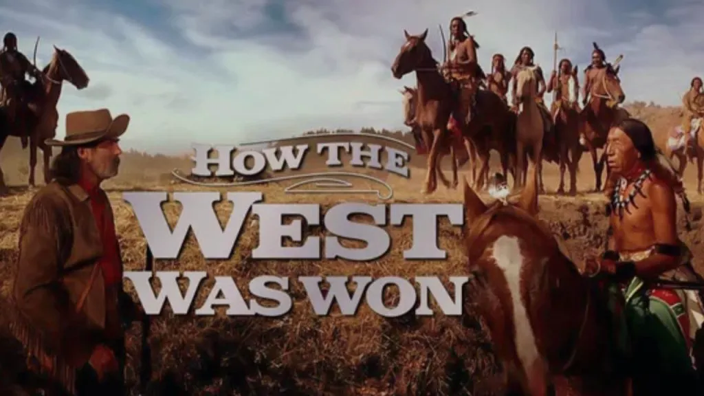 Title art for the Western movie, How the West Was Won.