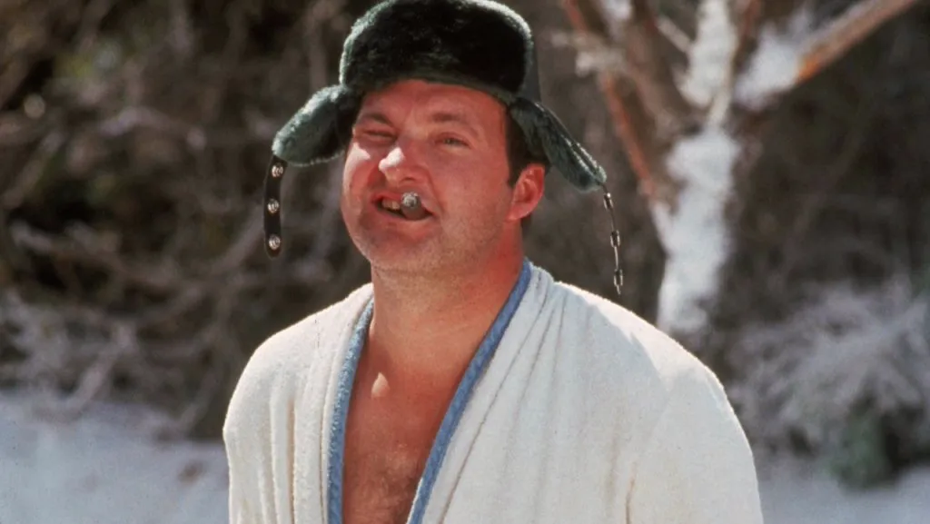 A still image of Randy Quaid as Cousin Eddie in Christmas Vacation.