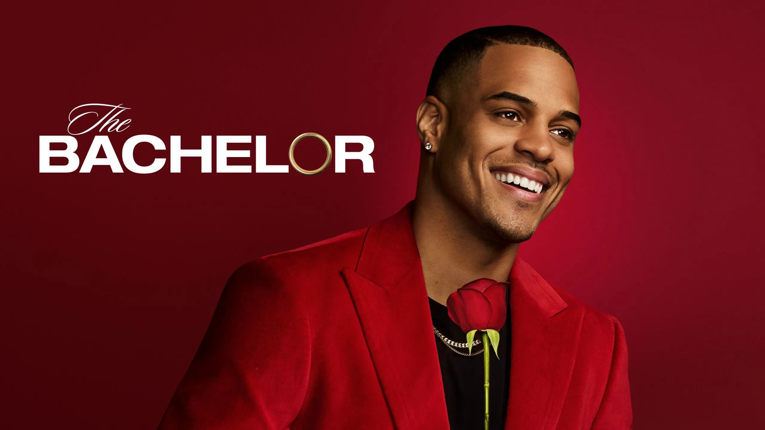 Title art for the new season of The Bachelor, featuring Grant Ellis.