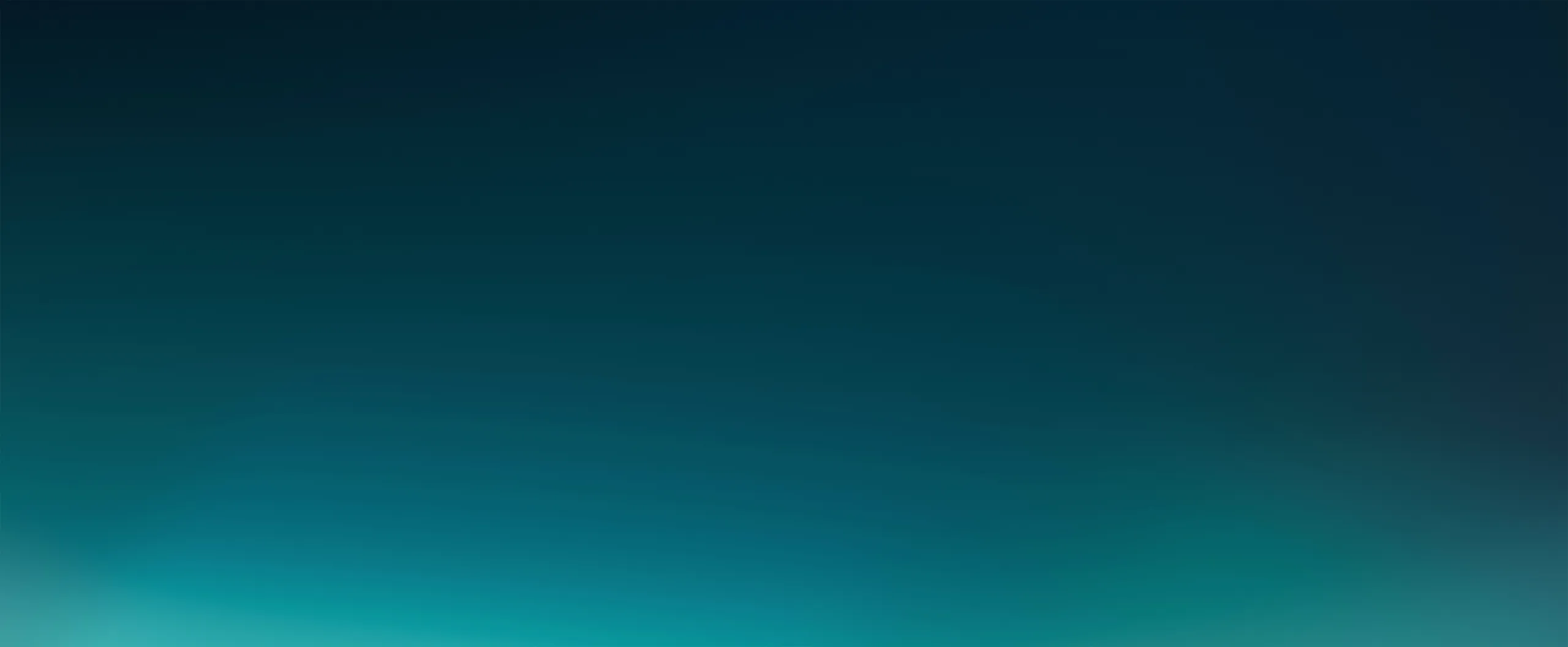 Gradient background with shades of teal and green