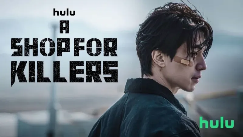 Title art for the K-drama series A Shop for Killers.