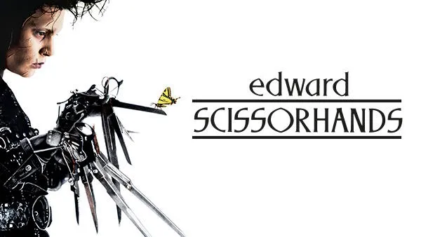 Title art for the Disney Halloween movie, Edward Scissorhands.