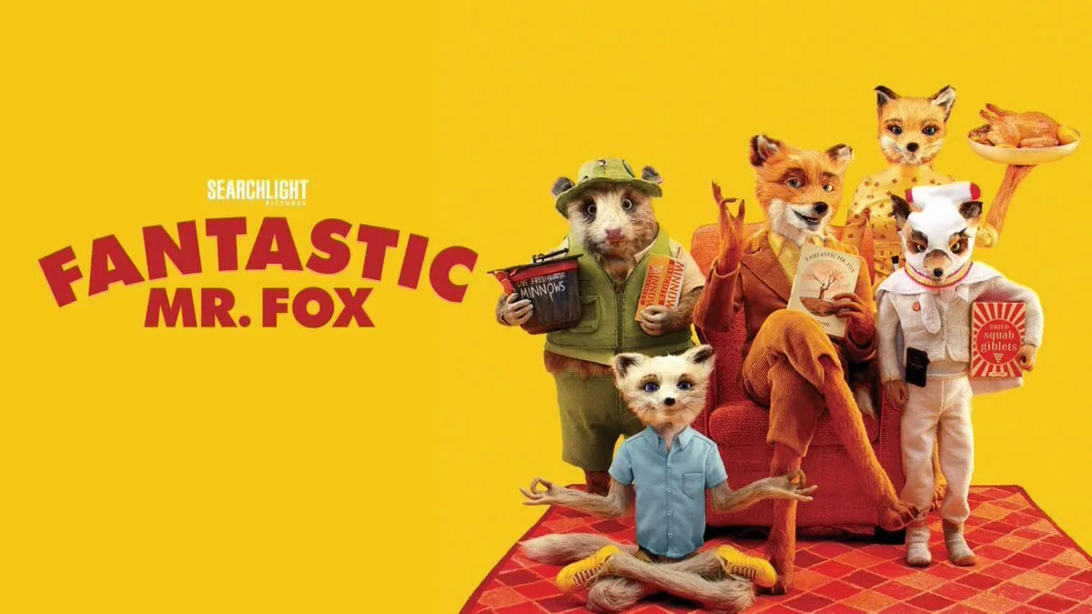 Title art for the Wes Anderson movie Fantastic Mr. Fox.