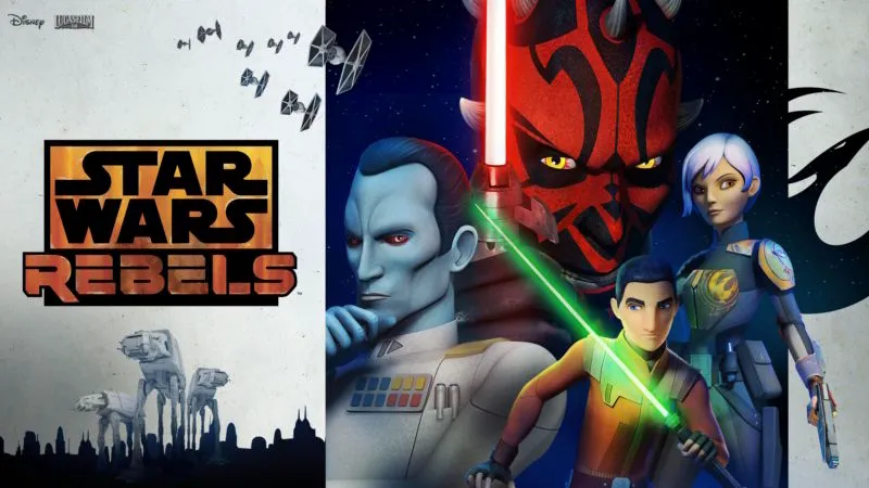 Title art for the Star Wars series, Rebels.