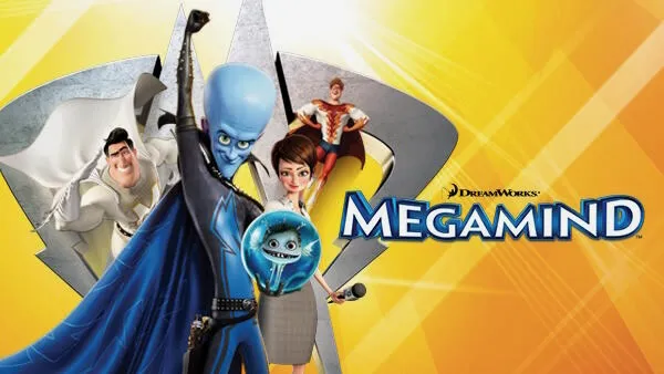 Title art from animated Will Ferrell movie, Megamind.
