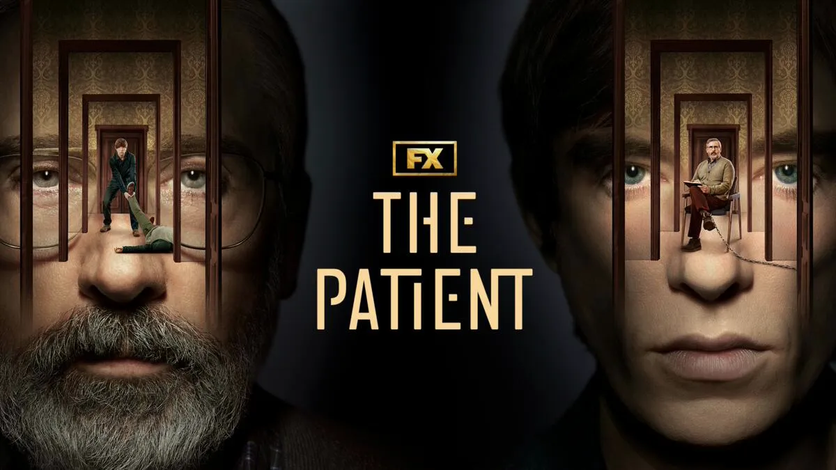 Title art for the FX drama series The Patient.