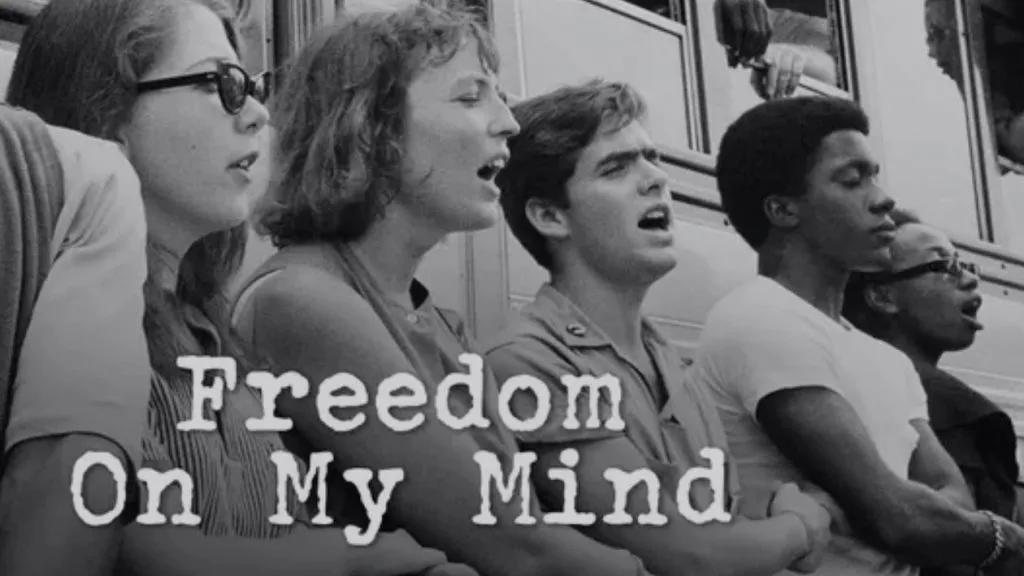 Title art for the Black history documentary, Freedom on My Mind.