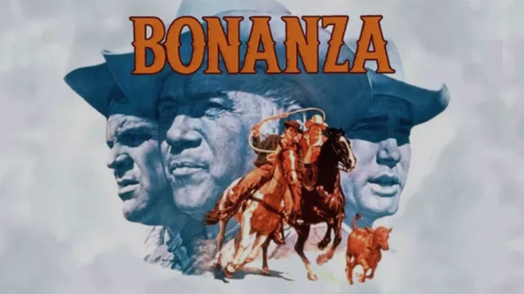 Title art for the classic Western show, Bonanza.