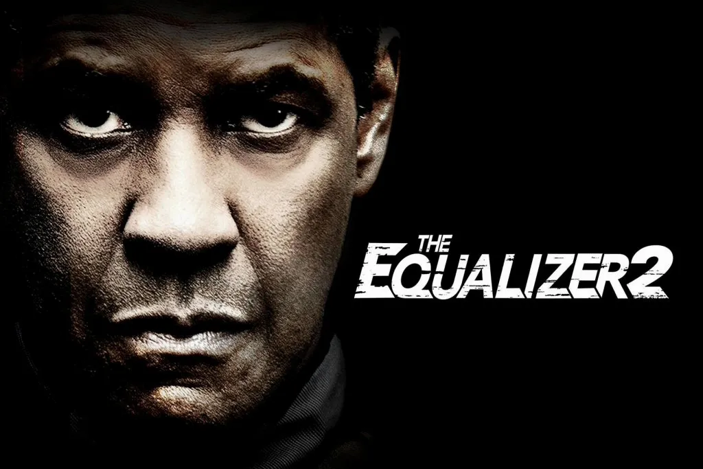 Title art for the movie, The Equalizer 2, featuring Pedro Pascal.