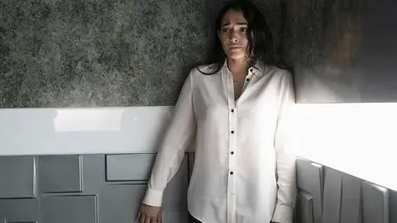 A still image from the horror movie Down.