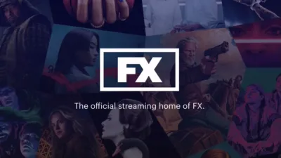 Graphic art promoting FX shows on Hulu.