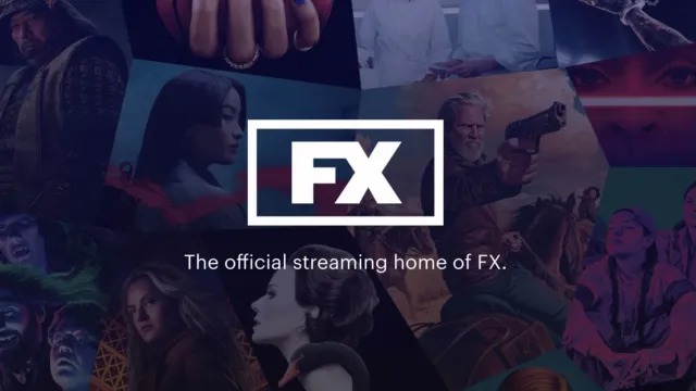 Graphic art promoting FX shows on Hulu.