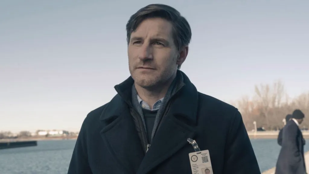 A still image of Sam Jaeger as Mark Tuello in The Handmaid’s Tale.