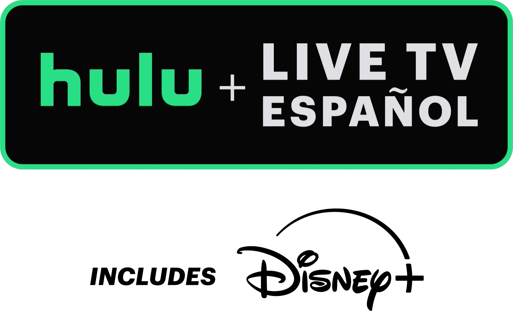 Hulu + Live TV. Includes Disney plus and ESPN Select