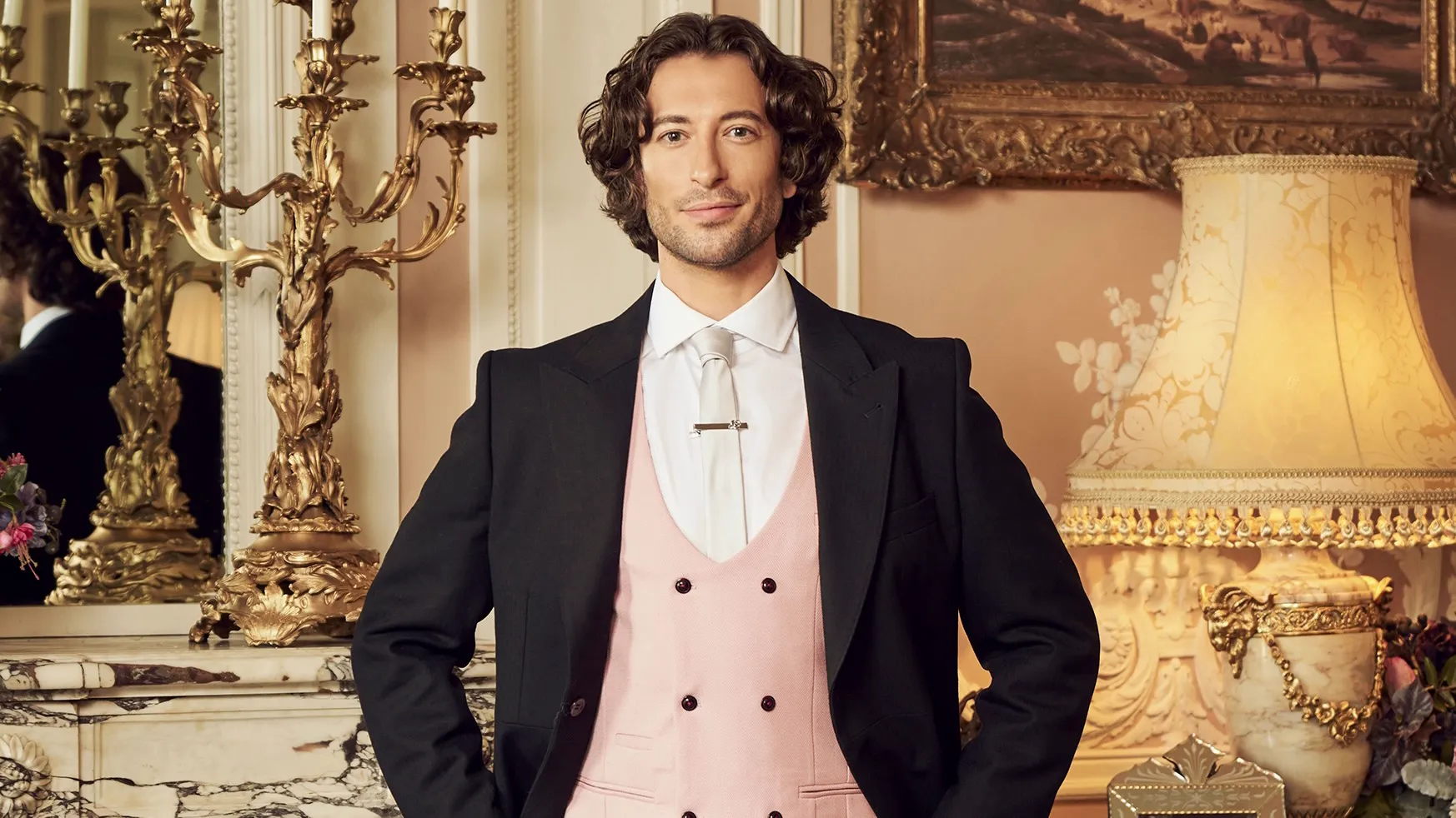 A headshot of bartender Lewis for Season 3 of Vanderpump Villa.