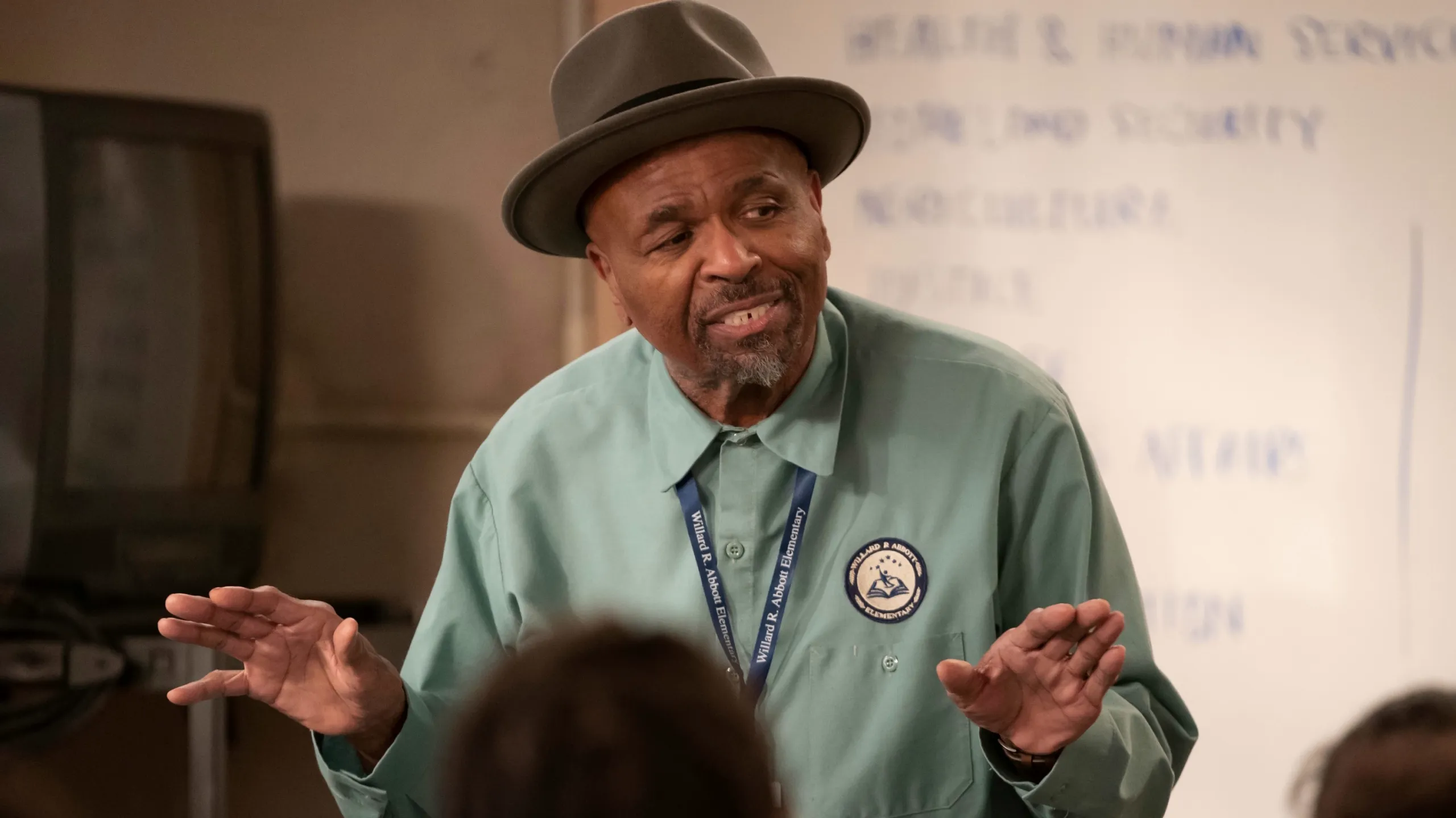 William Stanford Davis as Mr. Johnson in Abbott Elementary.