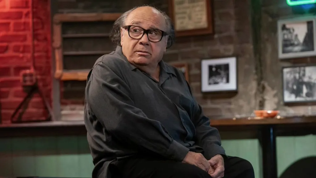 A still image of Danny Devito from the sitcom, It’s Always Sunny In Philadephia.