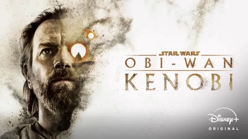Title art for the Disney+ Original Star Wars series, Obi-Wan Kenobi.