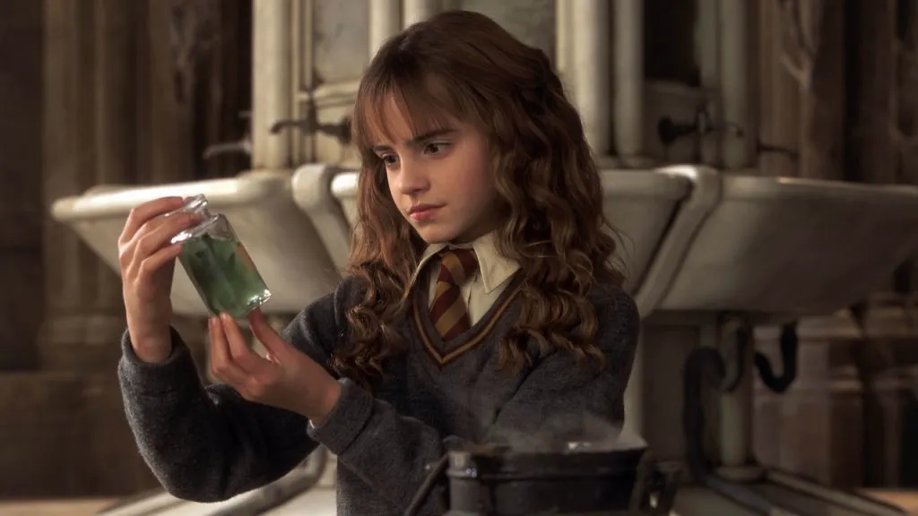 A still image of Emma Watson as Hermione Granger.