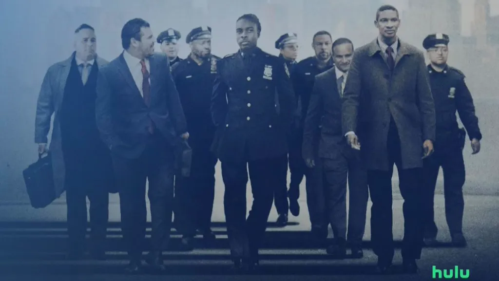 A promotional image for the Hulu Original Black history documentary, Crime + Punishment.