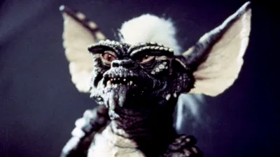 A still image from the holiday horror movie Gremlins.