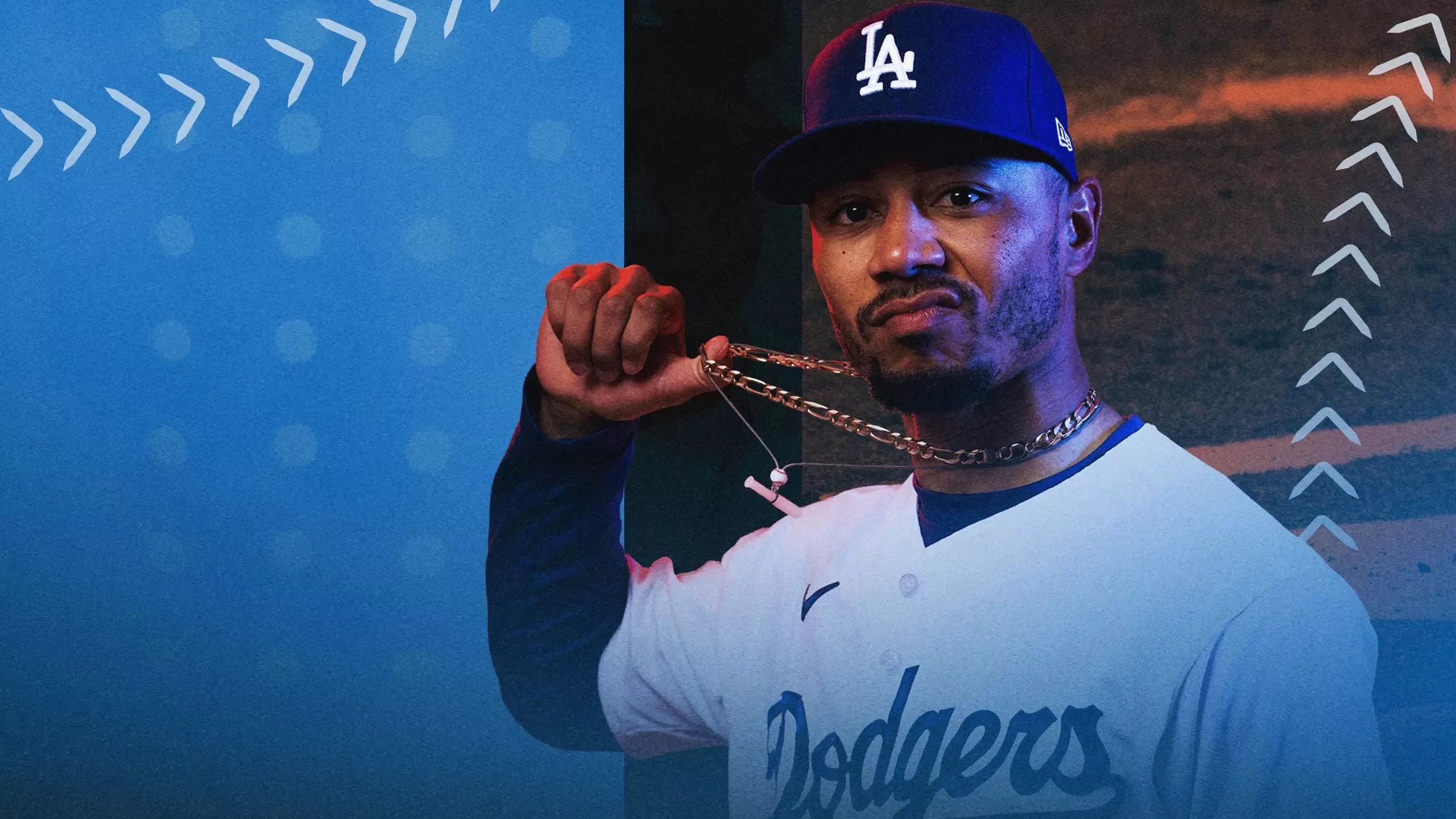 An image of Los Angeles Dodger short stop Mookie Betts