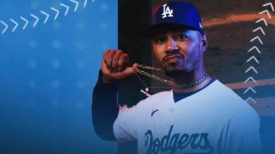 An image of Los Angeles Dodger short stop Mookie Betts