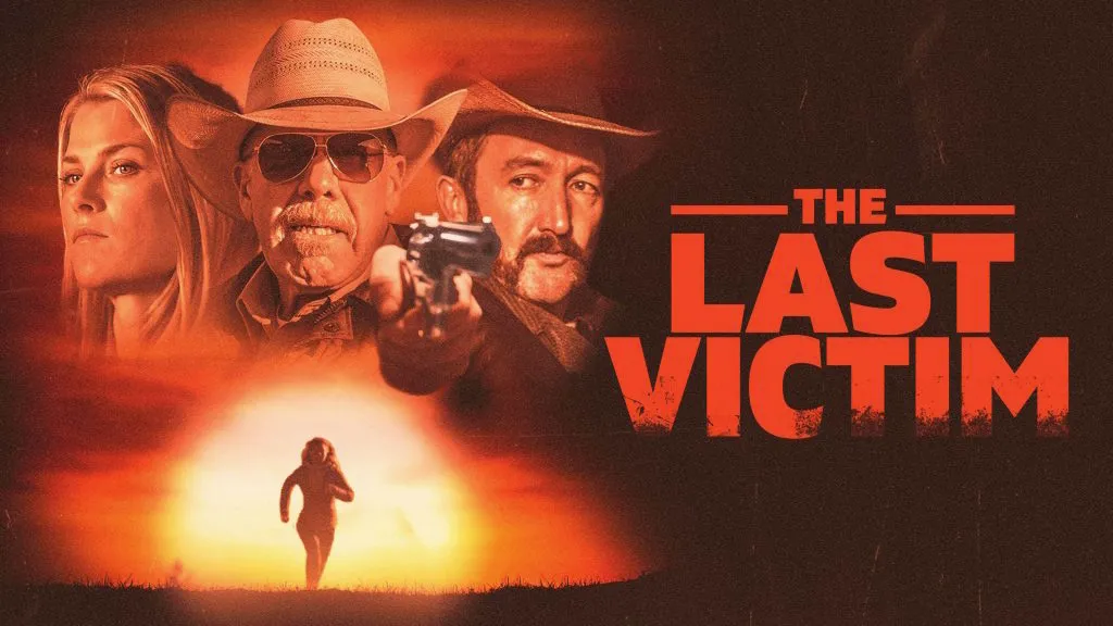 Title art for the Western movie, The Last Victim.