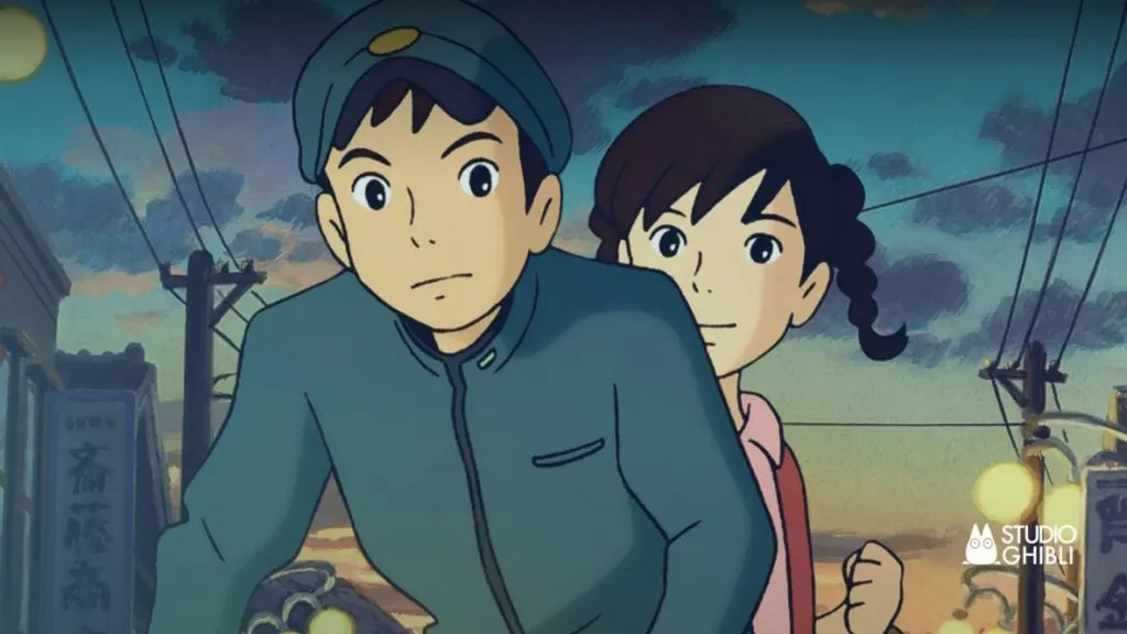 A promotional image for the Studio Ghibli movie, From Up on Poppy Hill.