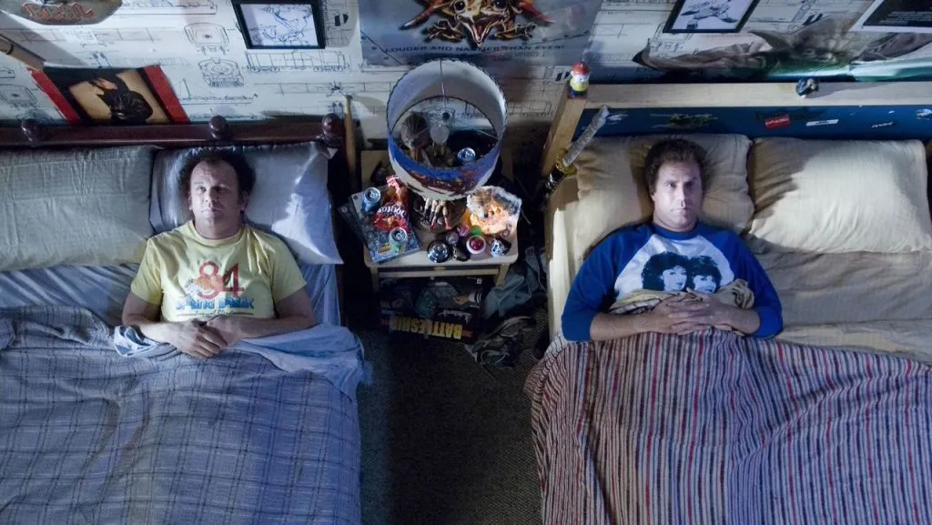 A still image from one of the best movies with Will Ferrell, Step Brothers.